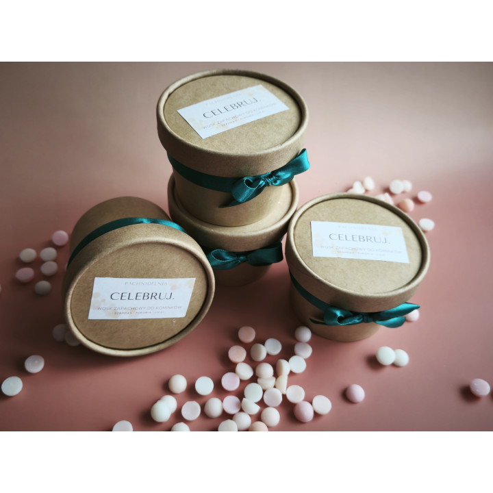 CELEBRUJ. – zestaw zapachowy limitowany z kominkiem | szampan • piwonia • liczi | Pachnidelnia