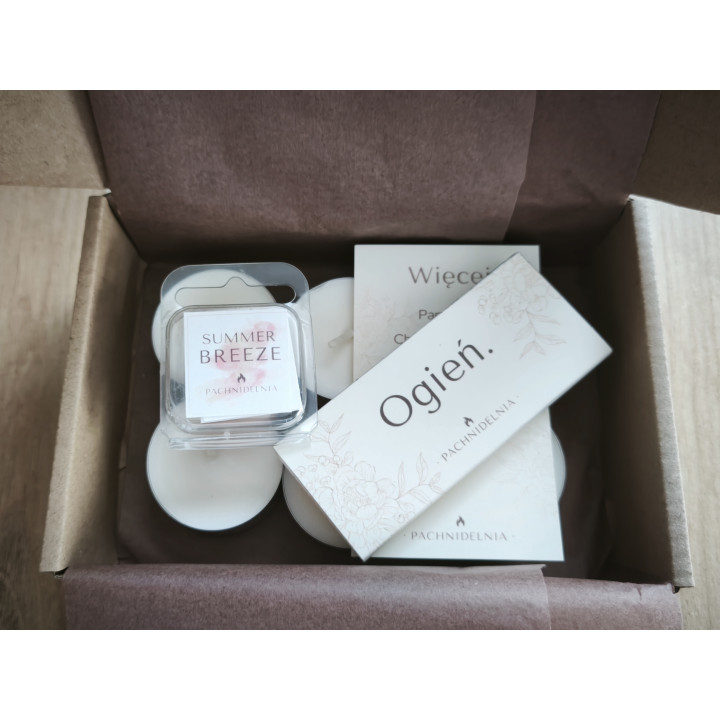 WIĘCEJ. – zestaw tealightów sojowych i wosku | Pachnidelnia