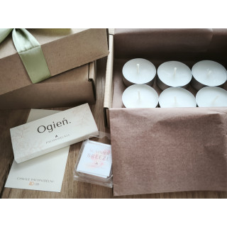 WIĘCEJ. – zestaw tealightów sojowych i wosku | Pachnidelnia