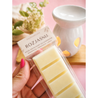 ROZJAŚNIJ. | Wosk zapachowy | bergamotka • pomarańcza • jaśmin | Pachnidelnia