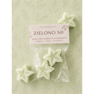 ZIELONO MI MINI | Wosk zapachowy | konwalia • jaśmin • bergamotka | Pachnidelnia