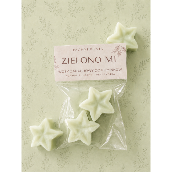 ZIELONO MI MINI | Wosk zapachowy | konwalia • jaśmin • bergamotka | Pachnidelnia