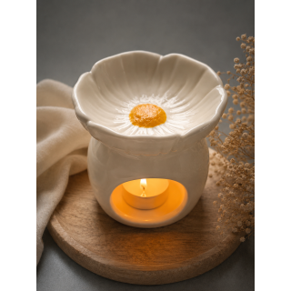 Kominek zapachowy FLORA - ceramiczny kominek do wosków | Pachnidelnia