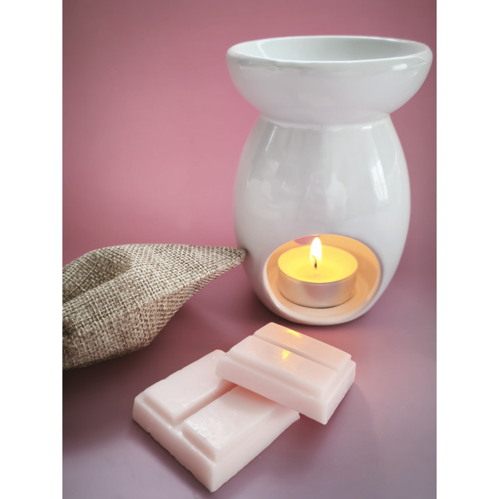 SŁOŃCE W OGRODZIE – wosk zapachowy mini | róża • biała brzoskwinia